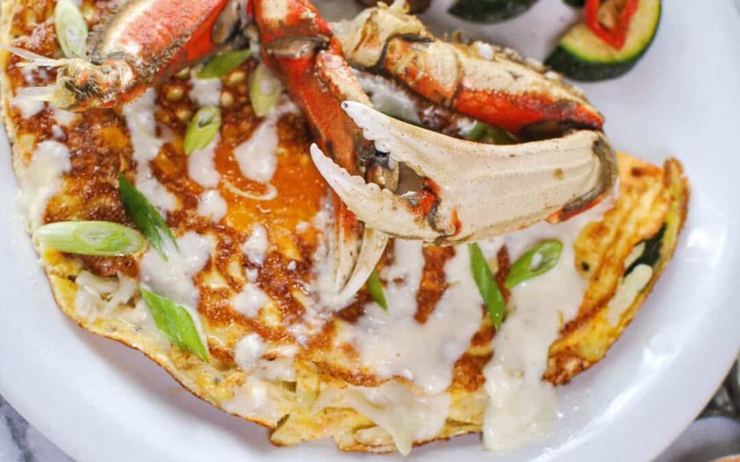 BEST Crab Omelette