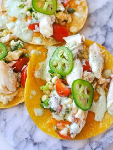 crab tacos with dungeness jalapenos and cilantro lime crema
