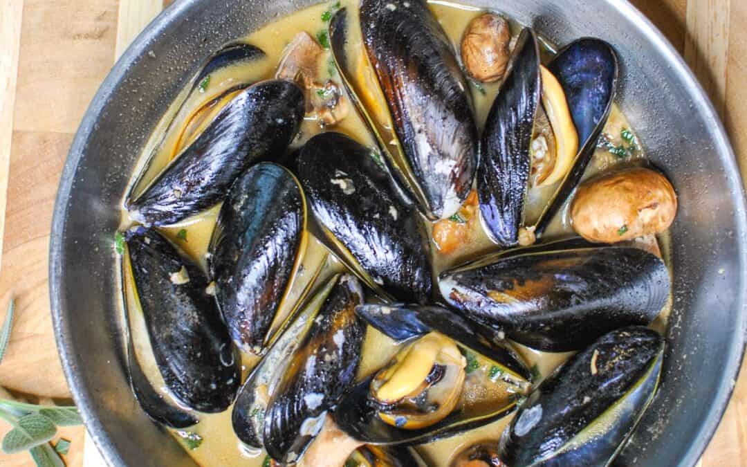 Stout Steamed Mussels