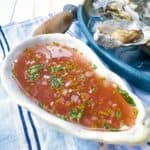 oyster vinaigrette mignonette sauce