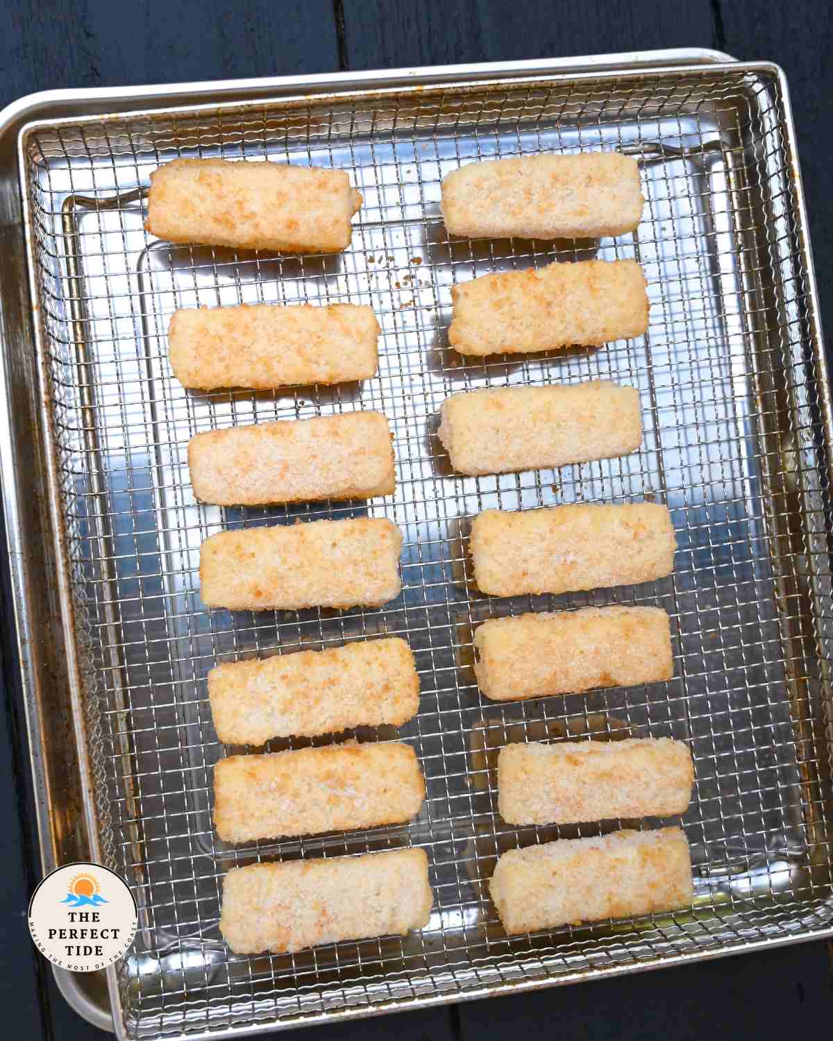frozen fish fingers in air fryer basket