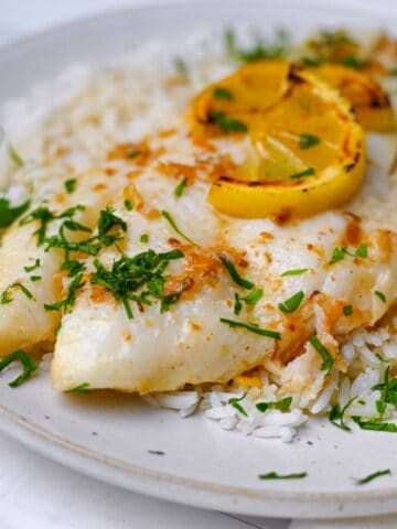 turbot fish recipe with lemon butter herb sauce